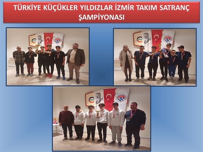 “Türkiye Küçükler ve Yıldızlar Takım Şampiyonası İzmir İl Birinciliği” nde ödüller sahiplerini buldu.