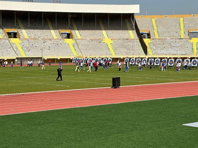 Ulusal Egemenlik Okçuluk Kupası Atatürk Stadında gerçekleştirildi.